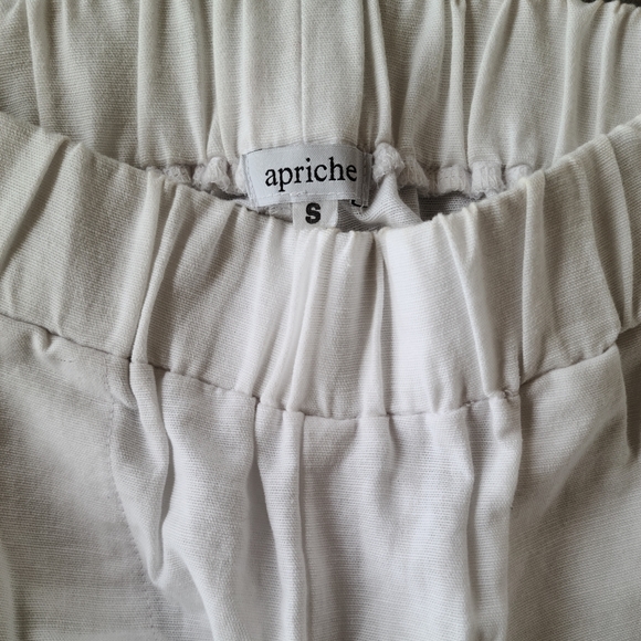 Apriche hand made white flare cropped pants - Picture 6 of 7